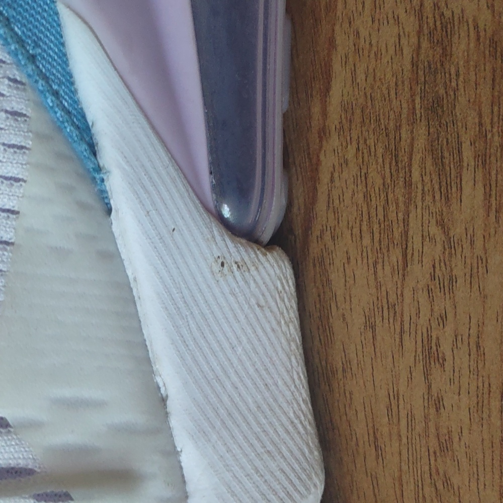 Nike Air Max 270 Women's White Sneakers with Purple and Orange Accents Size 7.5 - Picture 6 of 8